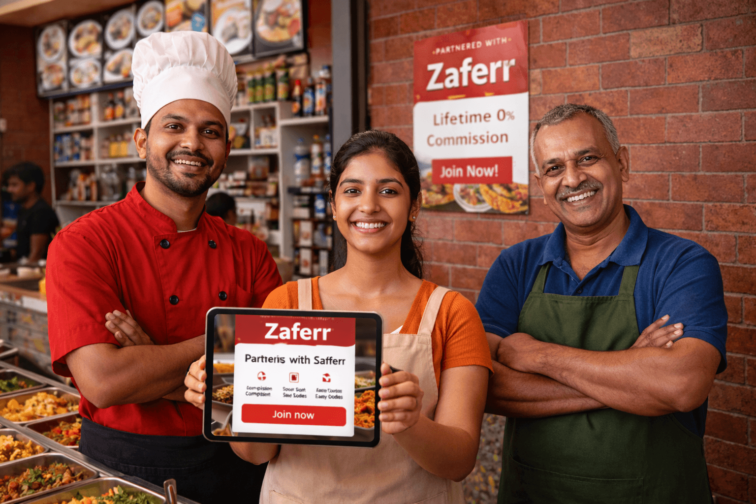 Restaurant and seller environment